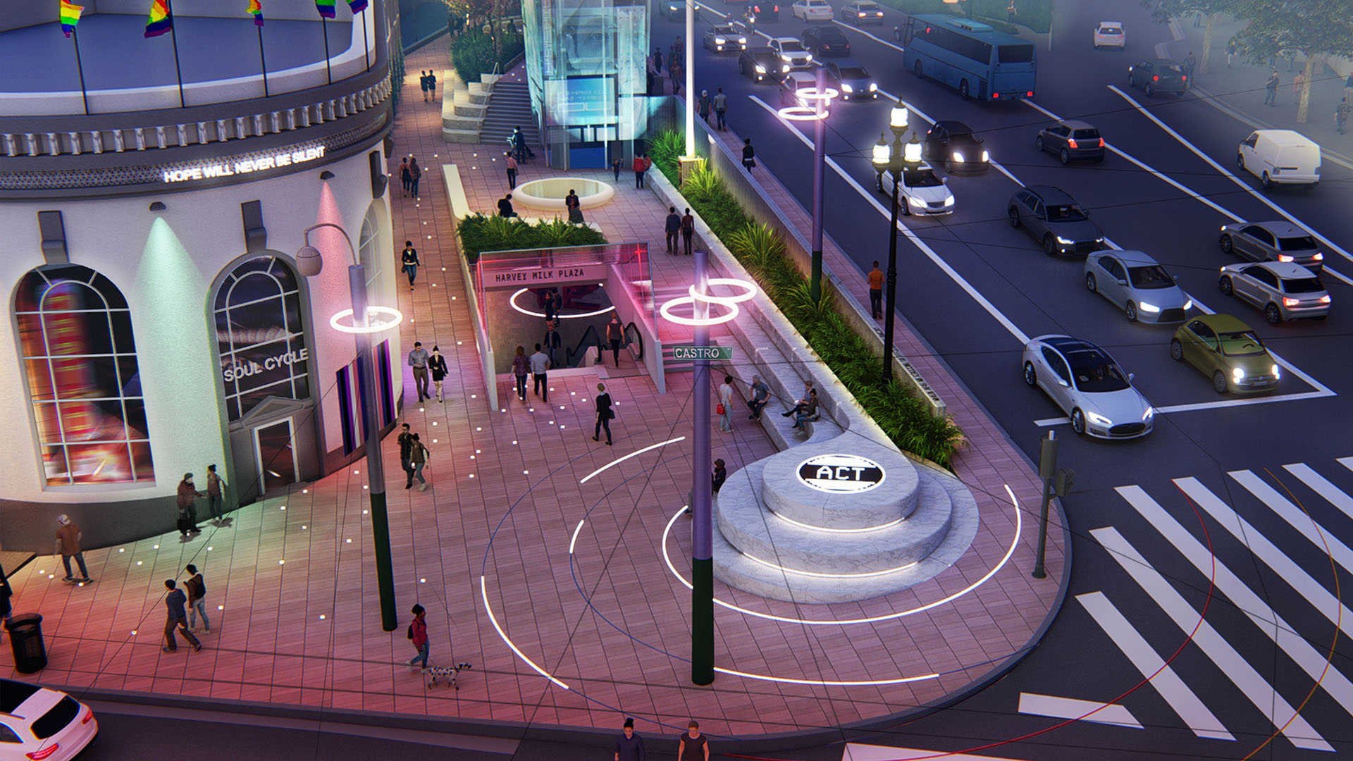 The Memorial at Harvey Milk Plaza2