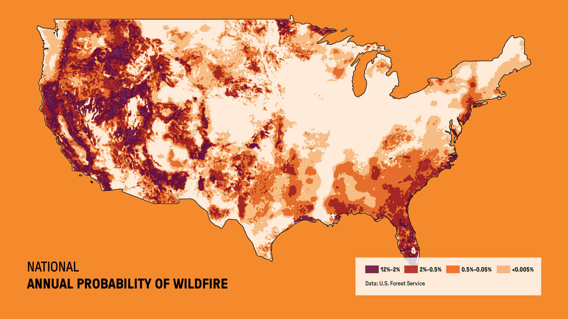 National - Annual Probability of Wildfire_(c) SWA